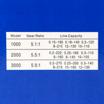 Катушка безынерционная Osprey AS1000 (1000, 7BB, мет. шпуля)