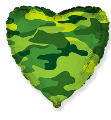 Шар (32''/81см) Сердце  с гелем