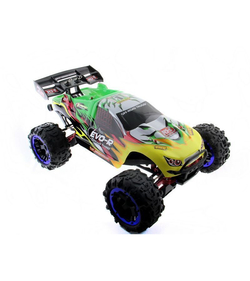 Радиоуправляемая трагги Remo Hobby EVO-R Brushless UPGRADE (зеленая) 4WD 2.4G 1/8 RTR