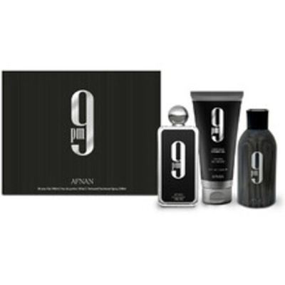 Afnan 9PM Gift set EDP 100 ml, shower gel 150 ml and deospray 150 ml 100ml