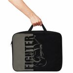 Папка на молнии с ручками BRAUBERG А4, 1 отделение, полиэстер, ширина 80 мм, "Fighter", 270964