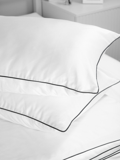 MOON 2 Наволочки, сатин белый