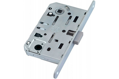 Замок с магнитной защелкой AGB ПОЛАРИС B06102.50.06 (=B04102, B05102) WC никель Б/ОТВ тех.уп.