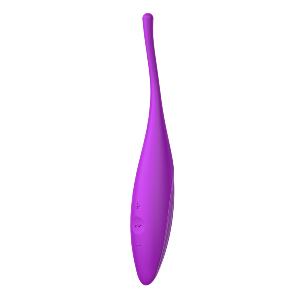 Перезаряжаемый точечный вибромассажер Satisfyer Twirling Joy, фуксия