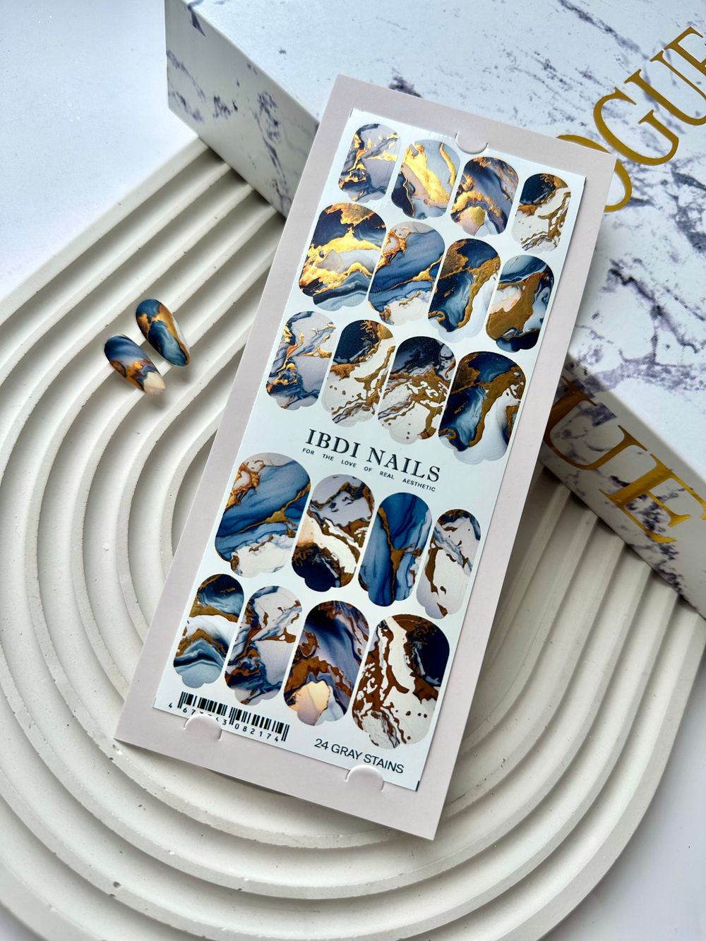 IBDI Пленки для маникюра 24 Gray stains