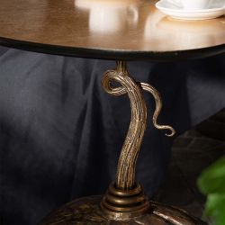 Столик декоративный Царский орех Золото