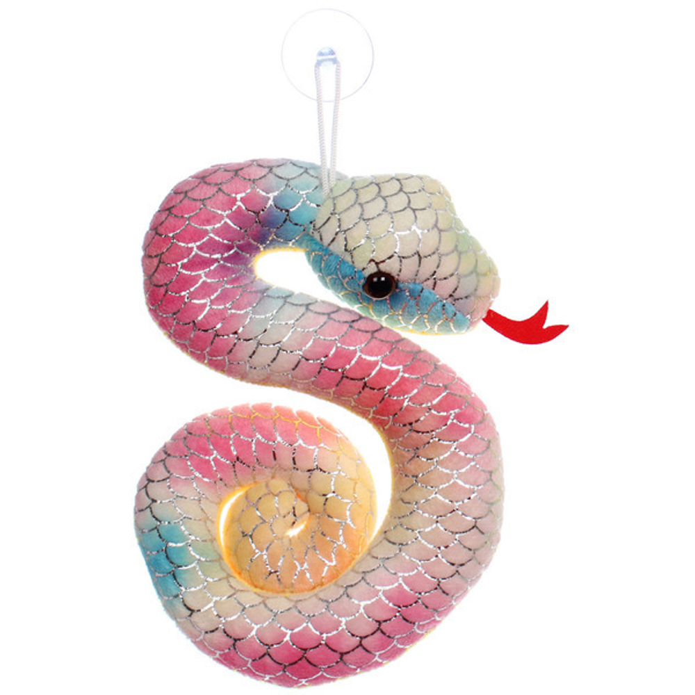 Мягкая игрушка «Змея» Изящная 19 см, микс