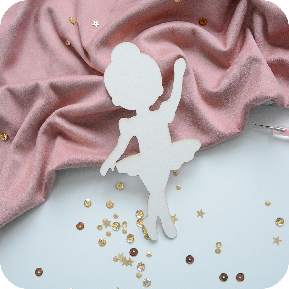 Заготовка для тиснения "Балерина 2"