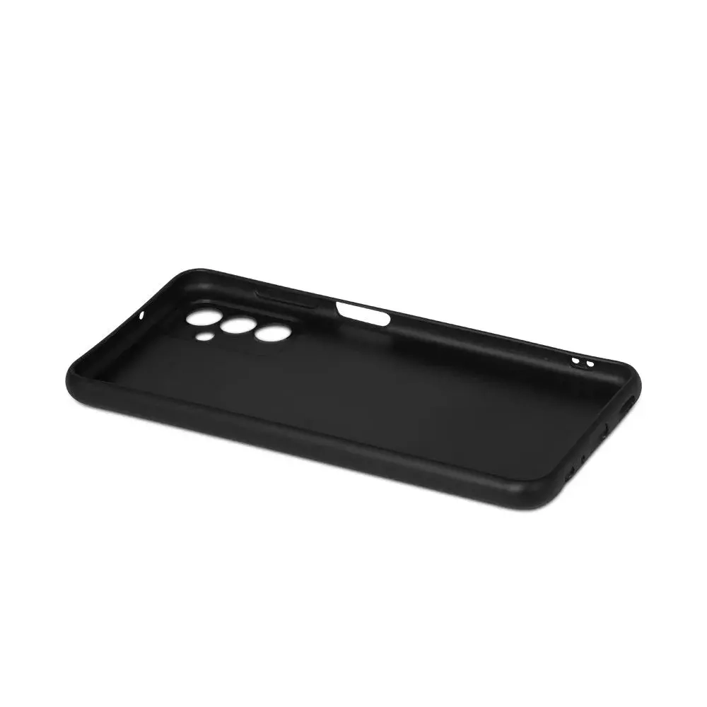 Силиконовый чехол с микрофиброй для Samsung Galaxy М13 black DF