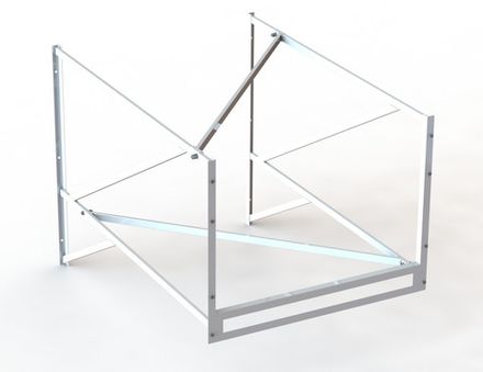 Ферма 1,2 м для баскетбольного щита 1200х900 из фанеры