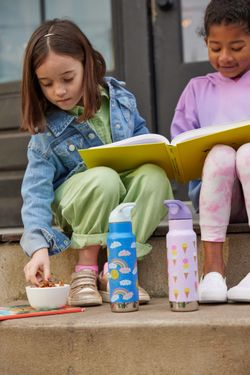 Детская термобутылка Klean Kanteen Insulated Kid Classic Flip Sport 12oz (355 мл) Ice Cream