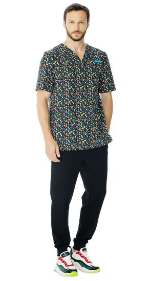 Блуза мужская LF2207 (черный)