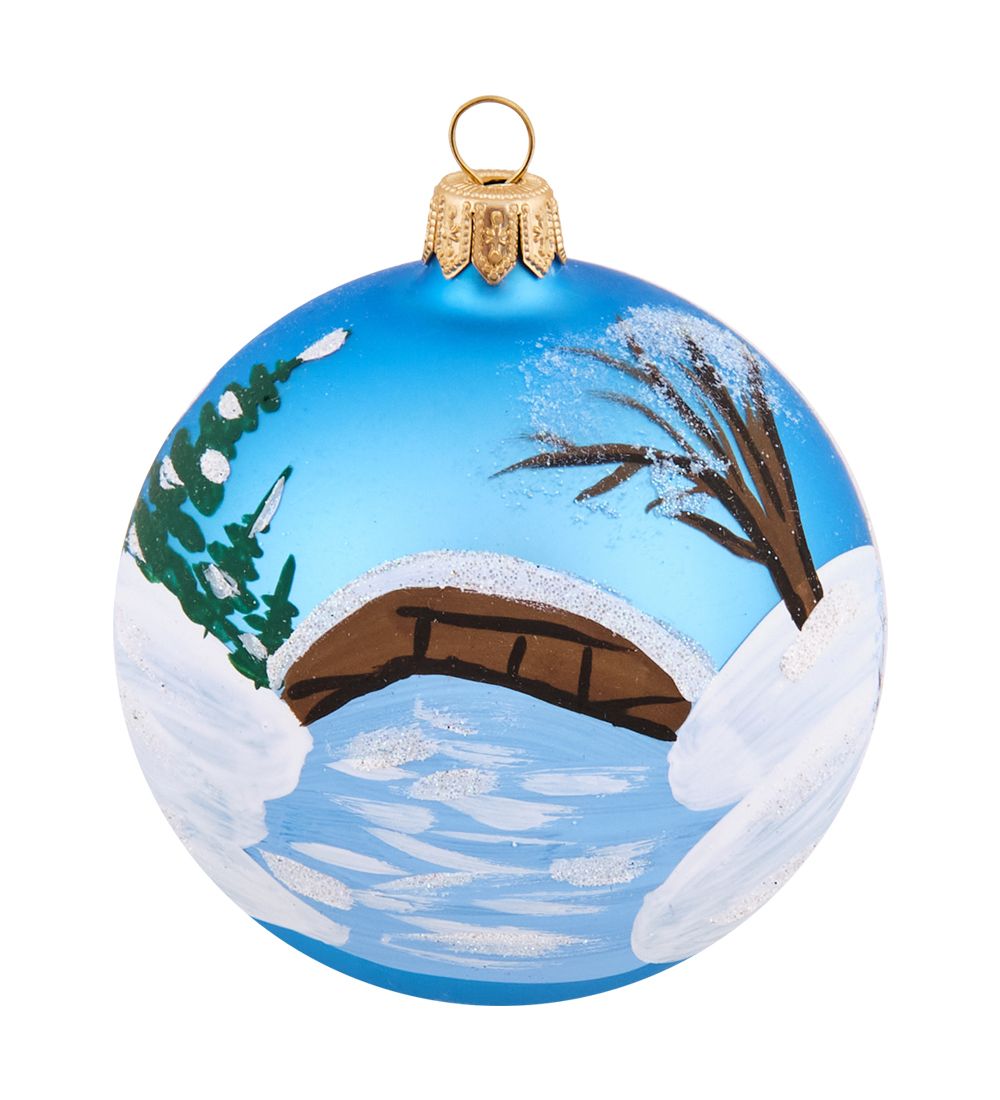 Элита НФШ-1661/1 Ел.украшение Шар «Мостик» 80 мм