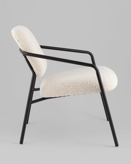 Кресло лаунж Rooney белый