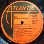 The Manhattan Transfer / Live (LP)