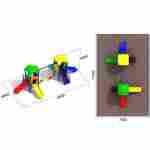 Детская игровая зона «Медный Звон» 8.4x4.6x3 м