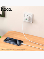 Сетевое зарядное устройство HOCO C149A USB-C USB-A 30W