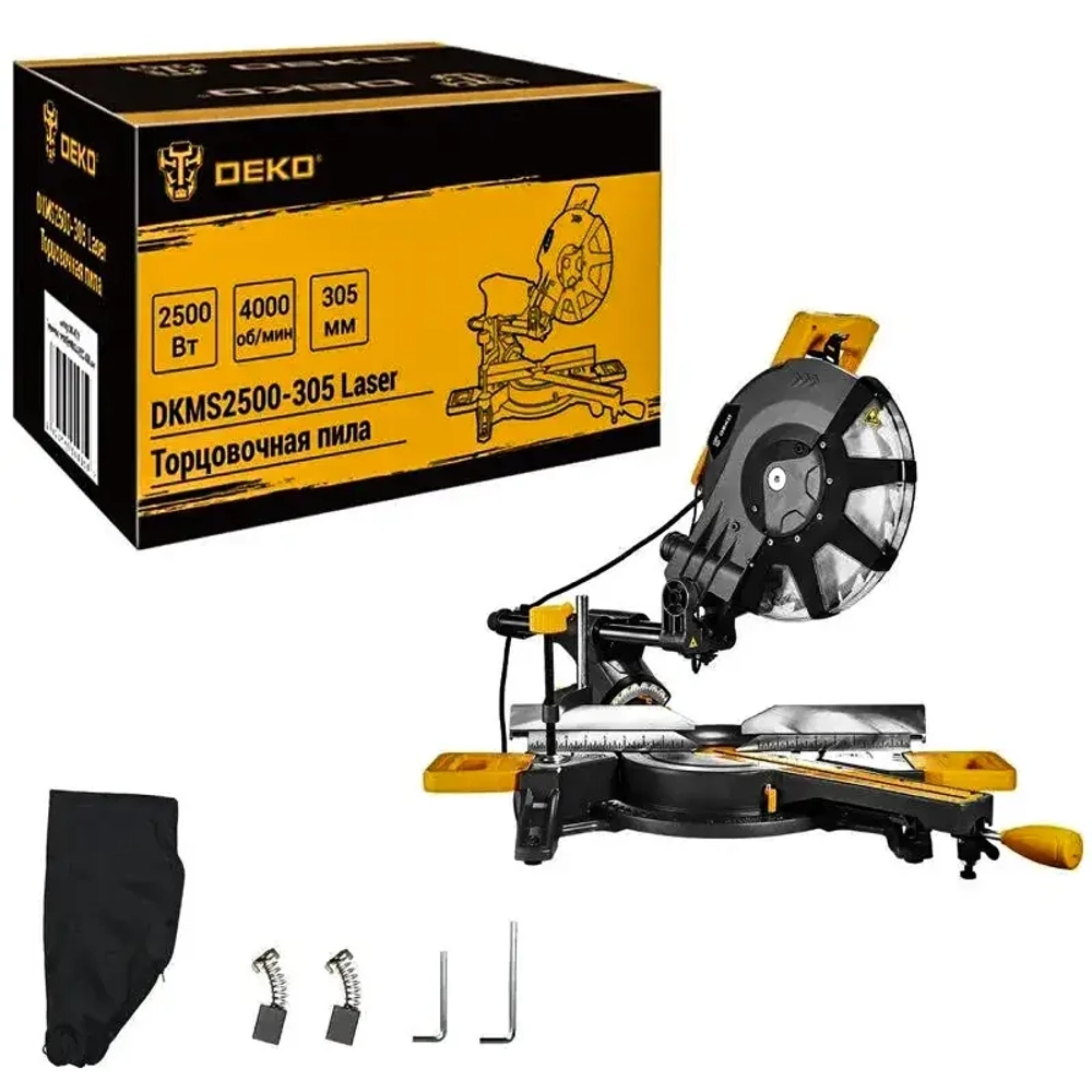 DEKO DKMS 2500-305 Laser торцовочная пила 063-4316