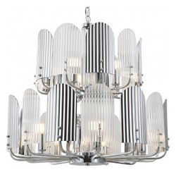 Подвесная люстра iLamp Dolce 15571-12 CR+MULT