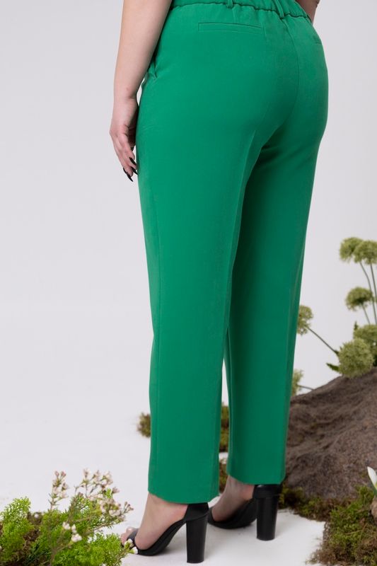 Брюки классические, зеленый