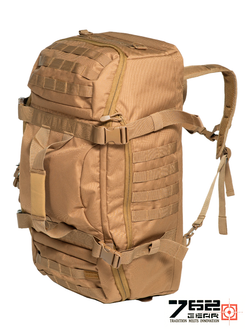Сумка-рюкзак тактическая Tactica 7.62 Gear, 55 л (8825). Койот