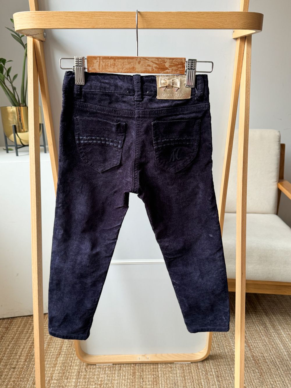 Велюровые брюки Monnalisa, 104