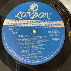Винтажная виниловая пластинка LP The Rolling Stones Got Live If You Want It (Japan 1976) (Obi) Under My Thumb