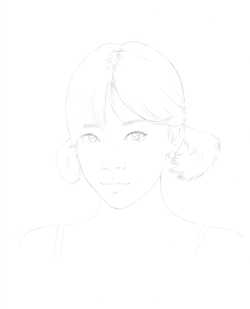 Draw girl. Coloring book (Распродано)