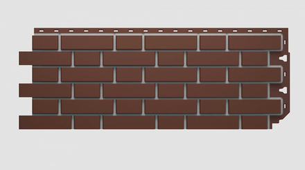 Фасадная панель Docke FLEMISH Коричневый 1095*420мм 0,46м2