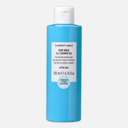 SUN SOUL 2IN1 SHOWER GEL  ГЕЛЬ ДЛЯ ДУША ПОСЛЕ ЗАГАРА 2В1, 200 мл