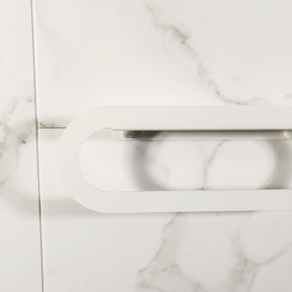 Держатель для полотенец MetaDec Oval 30см белый