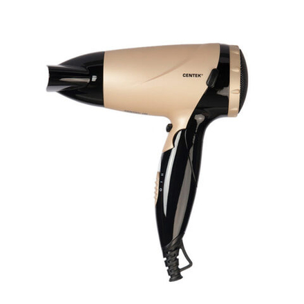 Фен Centek CT-2209 BLG (чёрный/золотой перламутр)