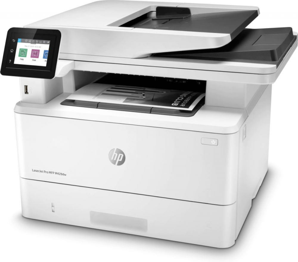 МФУ лазерное HP LaserJet Pro RU M428dw (W1A28A#B19) A4 Duplex Net WiFi белый