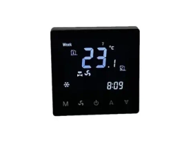 Термостат для конвектора Vitron W-Therm WB 0-10V (110V-240VAC, fan control 0-10V, Wifi, black)