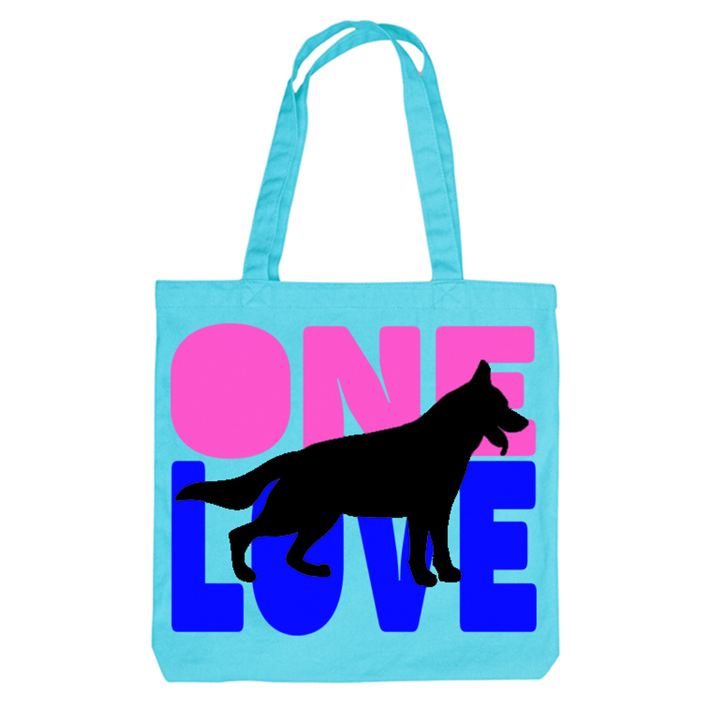 Тканевая сумка "Овчарка - единственная любовь"