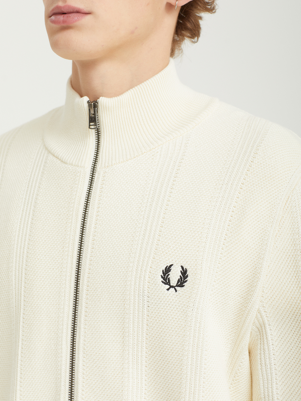 Мужской Кардиган Textured Zip Through