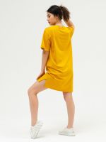 Счастье-2 платье (горчица) Lena Basco (Акция)