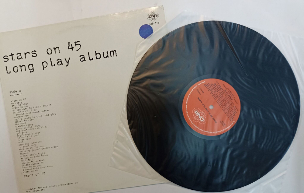 Винтажная виниловая пластинка Stars On 45 Long Play Album (Holland 1981)