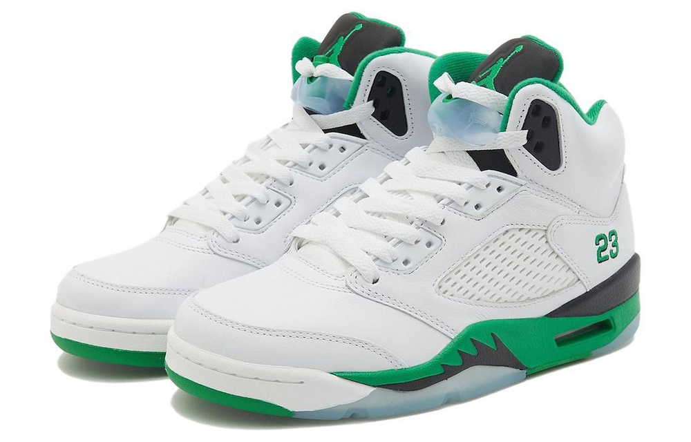 Кроссовки Jordan Air Jordan 5 "Lucky Green" (Женская размерная сетка)