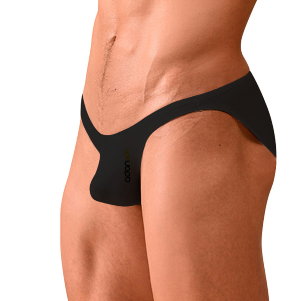 Мужские трусы слипы черные ADANNU AN314-2