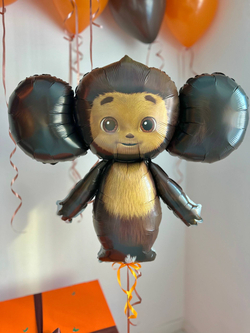 Воздушные гелиевые шарики с доставкой по Хабаровску Чебурашка №4647