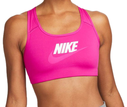 Теннисный бюстгальтер Nike Medium-Support Graphic Sports Bra W - Pink