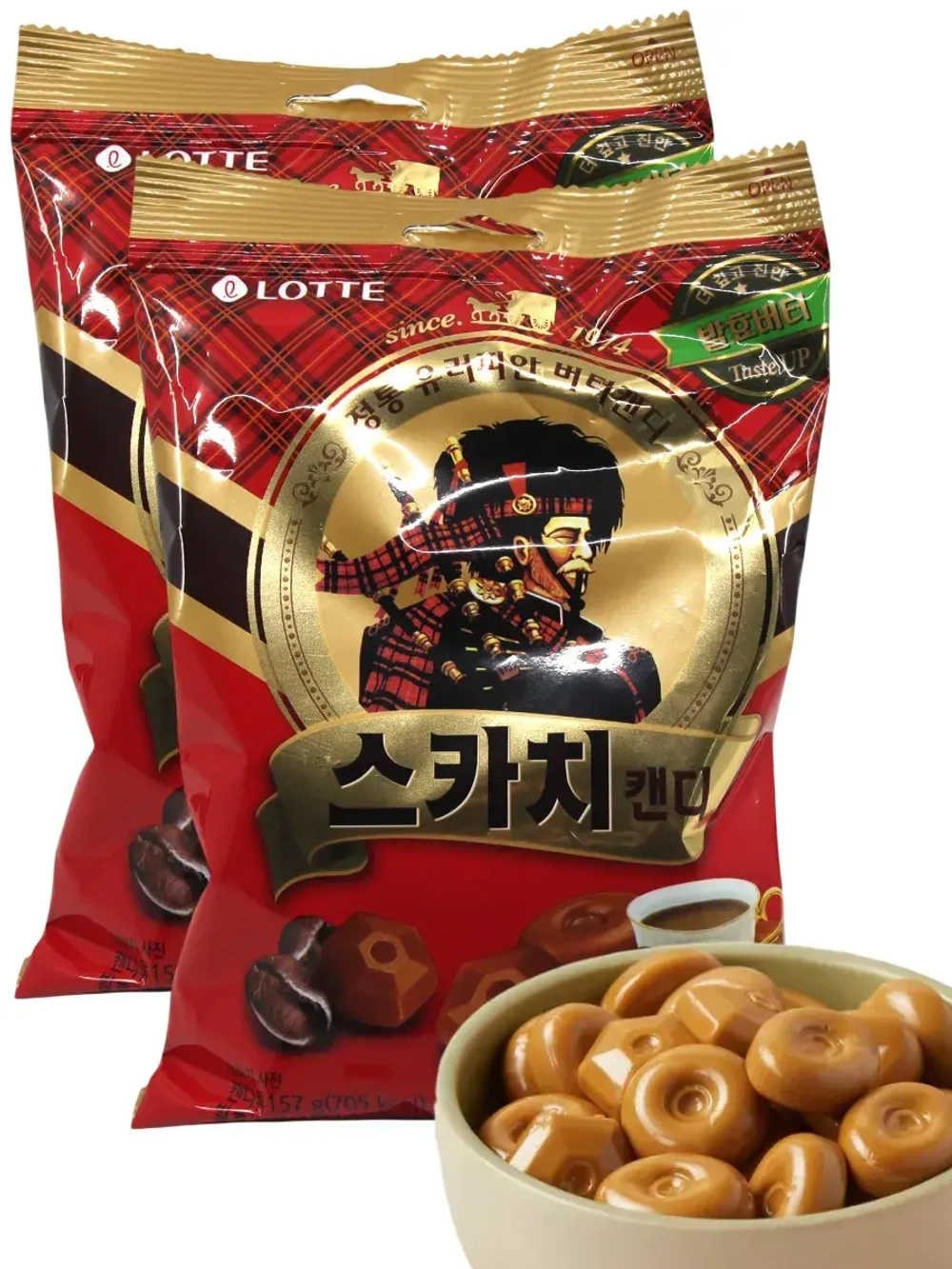 Леденцовая карамель со вкусом Скотч Кофе 157 г * 2 шт