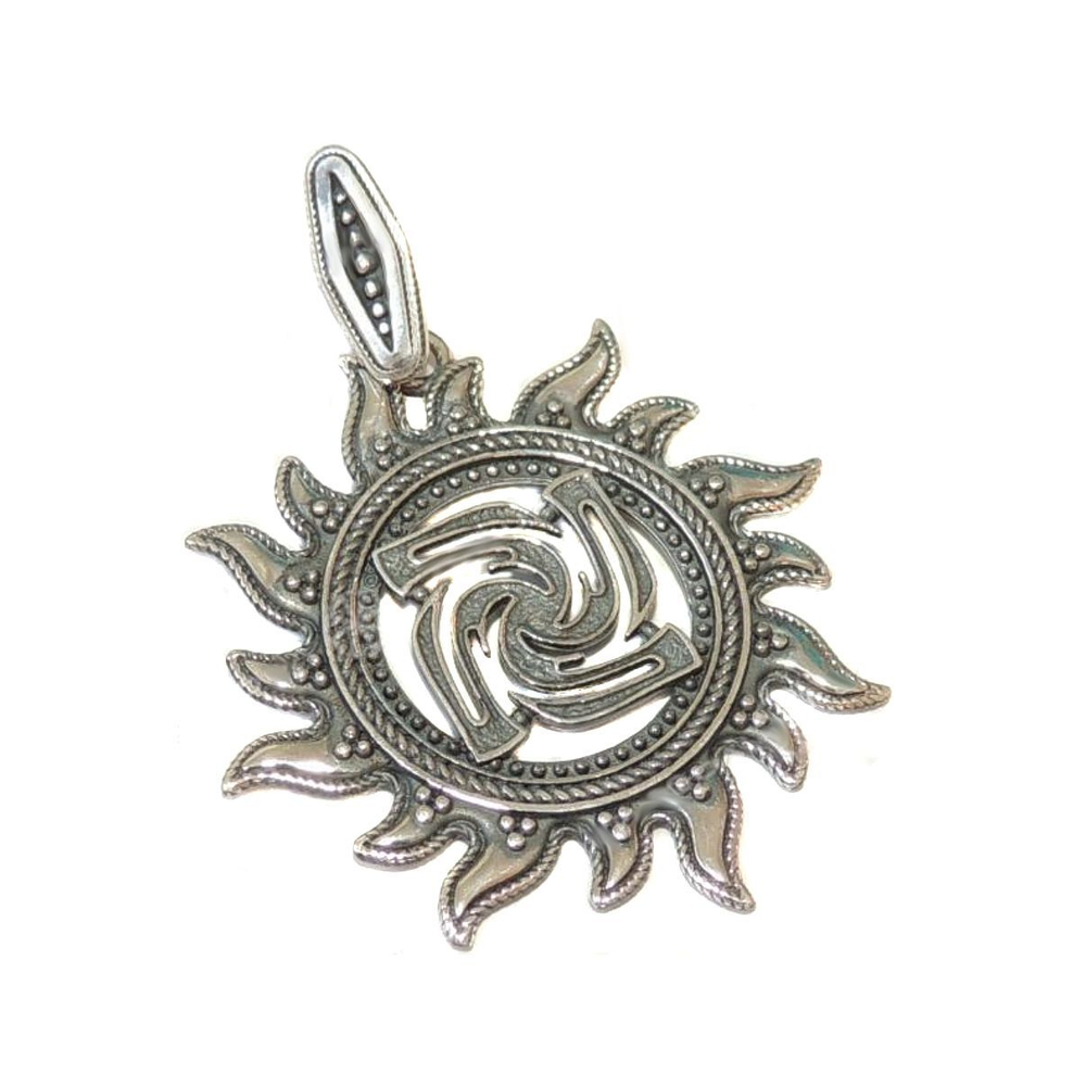 Славянский оберег Знич в солнце Жизнненная сила МОС-33-1