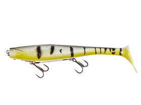 Набор Виброхвост + стингер LJ 3D Series Kubira Swim Shad 9" (22,8 см), цвет PG23, 1 шт.