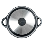 Кастрюля алюминий, антиприг, 4 л, с крыш, Горница, Классик, к2633а