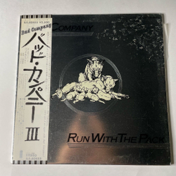 Винтажная виниловая пластинка LP Bad Company Run With The Pack (Japan 1976) (Obi)