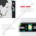 KRAFTOOL 300 мм, усиленный профиль, с зеркальным глазком, магнитный уровень (34784)