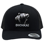 Бейсболка Narval Dichka! Roar Rawcut Black&White с сеткой 5P -