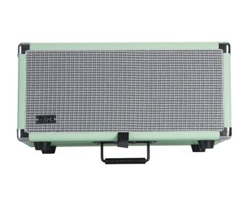 GATOR GR-RETRORACK-4SG - винтажный рэк для усилителя, обработки, 4U, бирюзовый